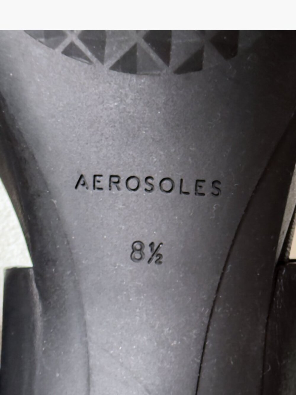 NWT Aerosoles Women's Camera Leather Platform Sandals Black Size 8.5 - Picture 8 of 10